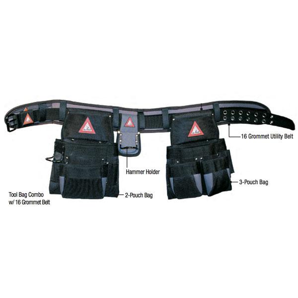 Super Anchor Hi-Vis Deluxe Tool Bag Harness